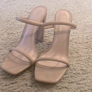 Nude Strappy Heels